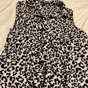 Leopard print blouse